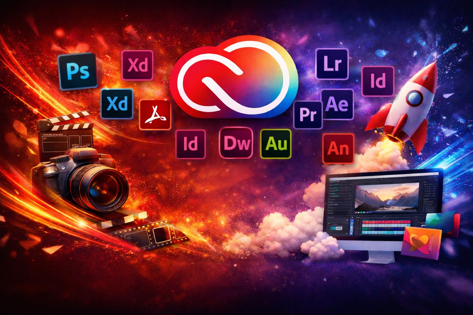 Phần mềm bản quyền Adobe Creative Cloud All Apps - chính chủ